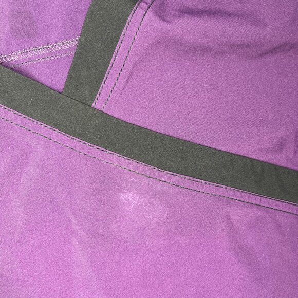 ScrubStar Purple Black Scrub Top XL Blemish - Picture 4 of 5